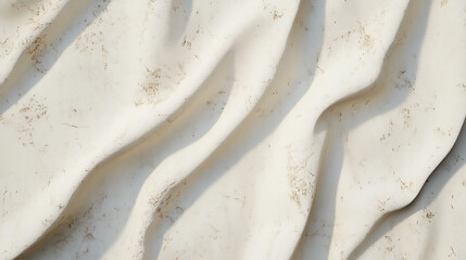 Obraz premium A close-up, top-down view of a single-color watercolor wash applied unevenly on textured paper a textured wall painted in beige and ivory watercolors, featuring detailed brushstrokes and natural 