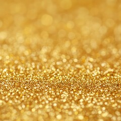 Abstract gold glitter bokeh background texture.