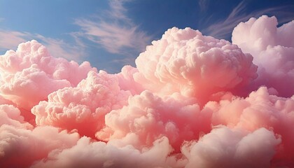 Texture nuageuse douce dans des tons de rose pâle et beige pour un effet onirique et relaxant