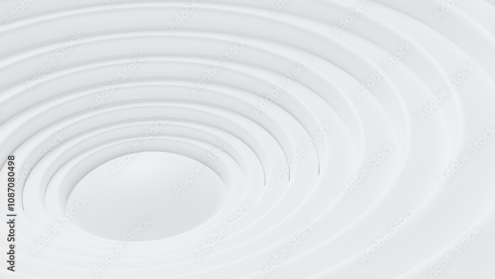 Poster modern abstract white light background elegant circle shape design. geometric white gray with circle