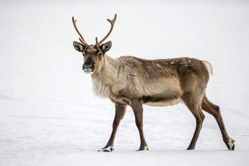 reindeer isolated on white background