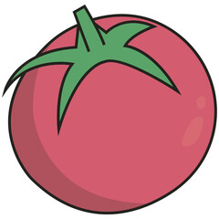 Hand draw fruits and vegetables. Fruits and vegetables.