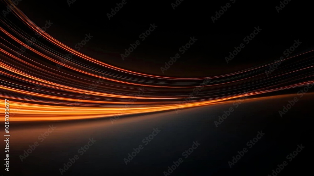 Poster vibrant energy waves, an abstract design featuring dynamic patterns and warm hues, perfect for engag