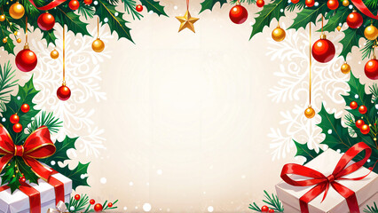Background of Christmas Day Decorations