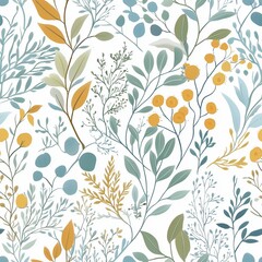 The painting is full of life and energy, with the flowers