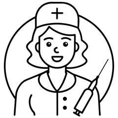 Obraz premium nurse with injection