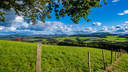 Alpenvorland view of the Pielachtal from the Hamesbergkreuz - Hofstetten Grünau Lower Austria Mostviertel