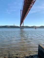 Pont du 25 avril à Lisbonne, Portugal