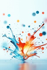 Vibrant Color Splash Explosion