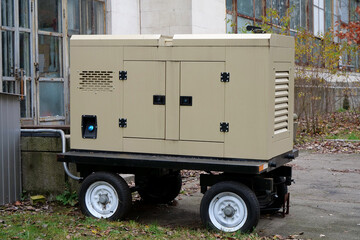 Mobile trailer type power station is an independent, complete power generator