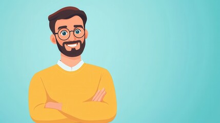 Fototapeta premium Professional Manager Responding to a Crisis with Confidence and Optimism, Representing Crisis Management Strategies for Business Success and Team Leadership