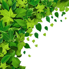 green leaves background