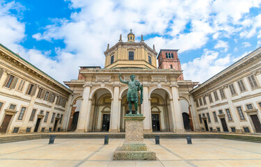 Basilica di San Lorenzo Maggiore in Milan, Italy