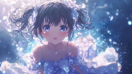 Fototapeta premium girl anime characters