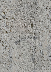 Closeup of rough unsmooth gray cement wall texture