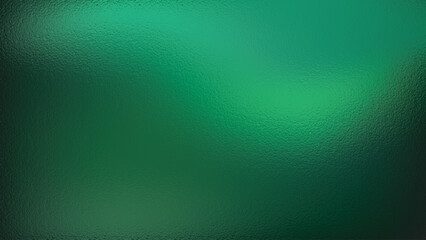Emerald green foil texture background with glowing light and glass effect, cmyk color. Vector illustration