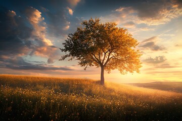 Obraz premium Landscape, Background, Generative AI