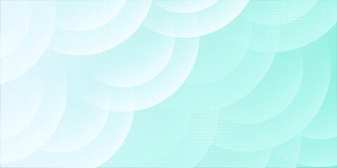 minimalist banner backgriund.colorful.soft blue green gradations.circle effect style.memphis.eps 10