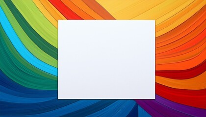Obraz premium 白い紙とオシャレな背景. AI generated.