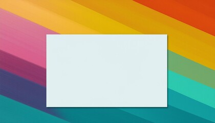 Obraz premium 白い紙とオシャレな背景. AI generated.