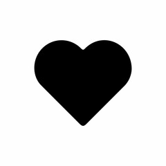 Heart icon in hand drawn style isolated on white background