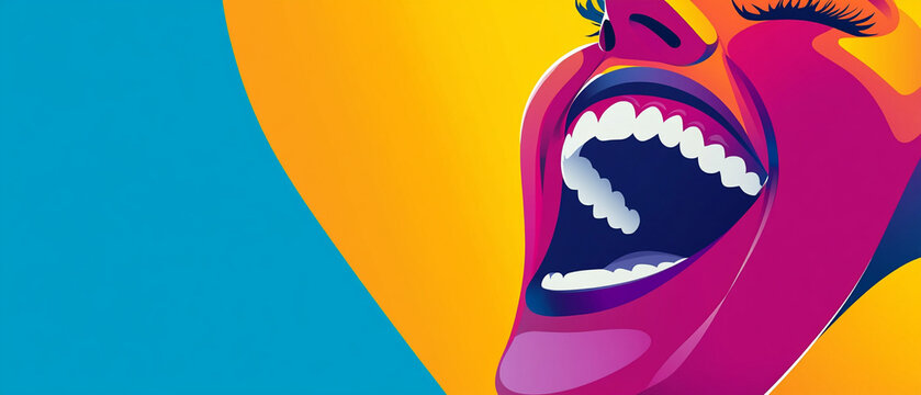 Life Is Better When You Laugh Flat Design Flat Style