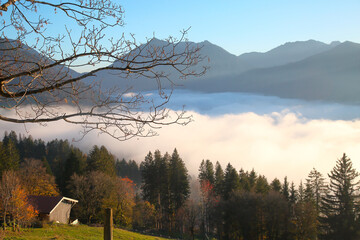 Landscape in the Alps