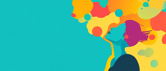 Success Is A Mindset Flat Design Flat Style Vector Illustration