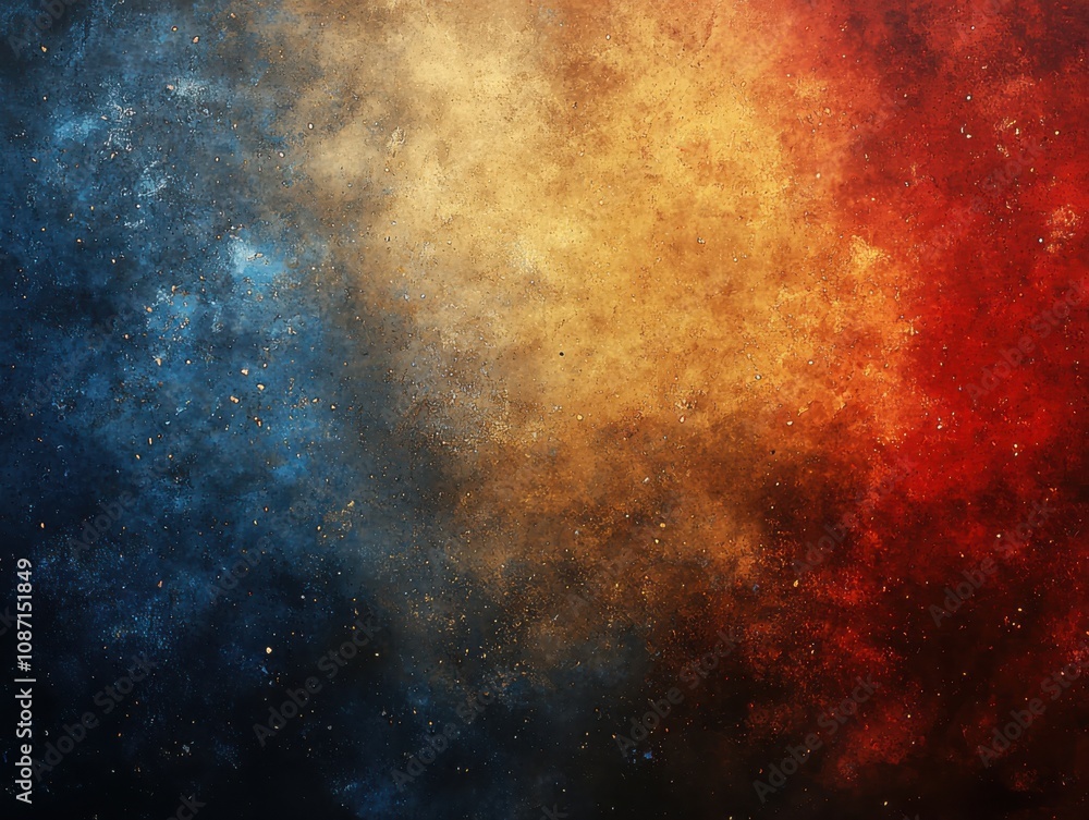 Poster dynamic digital art interpretation of cosmic background abstract space visual artwork colorful envir