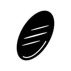 bread icon, modern vector isolated on white background.