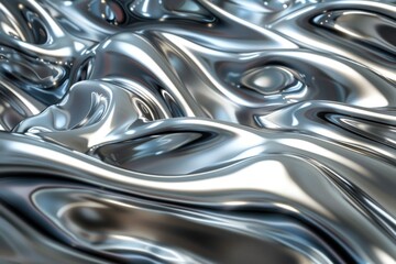 Liquid Metal Flows Smoothly, Reflecting Light Dynamically and Elegantly