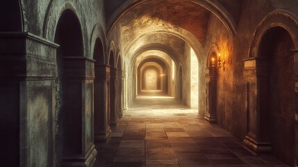 Fototapeta premium Ancient City Interior 