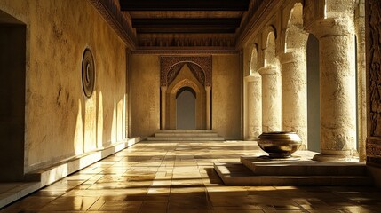 Obraz premium Ancient City Interior 
