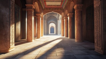 Fototapeta premium Ancient City Interior 