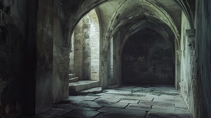 Fototapeta premium Ancient City Interior 