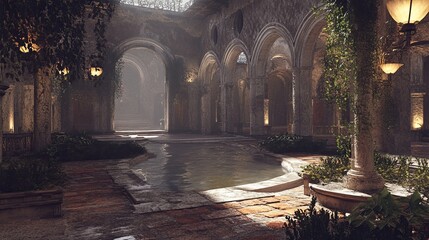 Obraz premium Ancient City Interior 