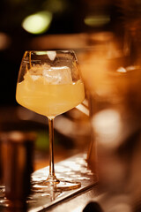 Elegant Cocktail Presentation