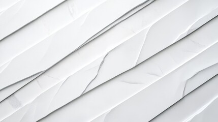 Obraz premium Crumpled White Paper Background with Subtle Textures and Creases Ideal for Presentations, Business Designs, and Creative Projects