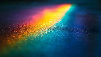 Abstract Rainbow Glitter Background