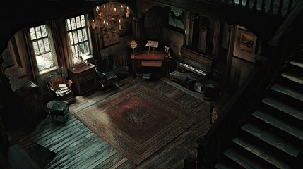 Burning Village Interior 