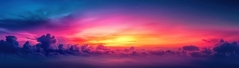 Timelapse of sunrise transformation over serene landscape nature video capturing the beauty of dawn