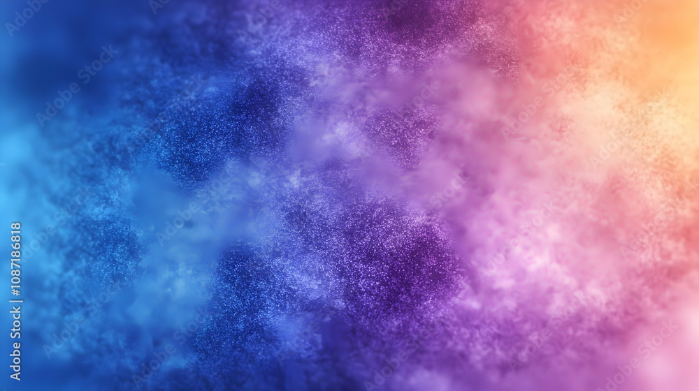 Poster abstract background with shimmering particles