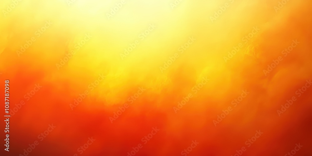 Poster vibrant abstract orange and yellow gradient background with smooth transitions
