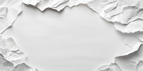 white crumpled paper texture background , wet paper texture, handmade paper	
