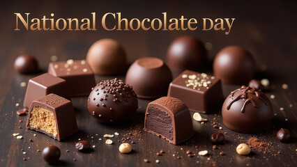 Celebrating national chocolate day with decadent assortment of chocolates