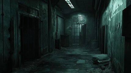Dark Warehouse Interior