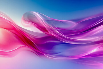 Abstract wave patterns in bright gradients, dynamic graphical elements for digital backgrounds