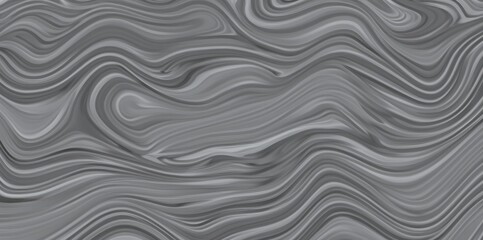 Fototapeta premium Abstract black and white wavy marble texture pattern