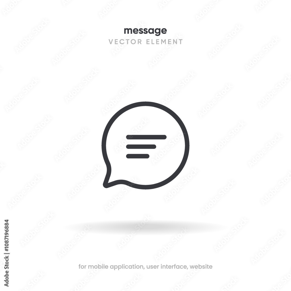 Aufkleber new message notification concept on realistic smartphone mockup. new email pop up. incoming, open me