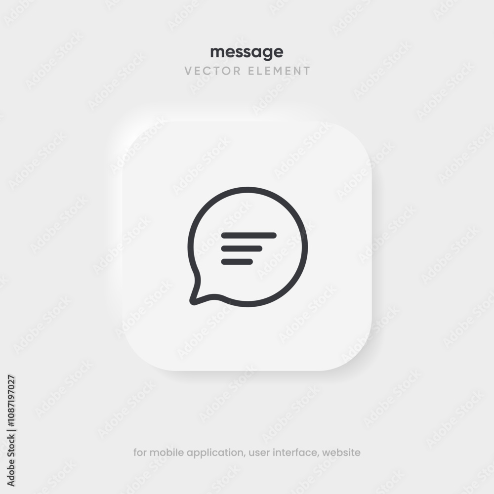 Aufkleber new message notification concept on realistic smartphone mockup. new email pop up. incoming, open me